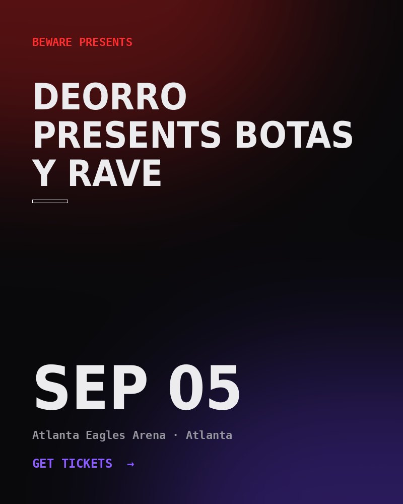 Deorro presents Botas y Rave